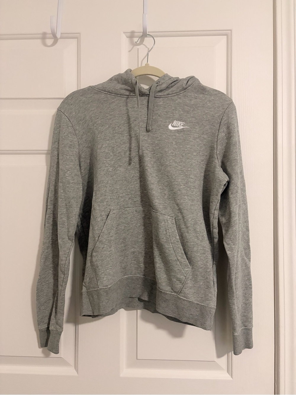 Nike Gray Hooded Pullover Sweatshirt